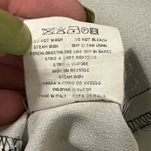 Moschino Y2K 90s Satin Scoop Back Printed BodyCon Spaghetti Strap Dress Black 6 - Picture 8 of 14